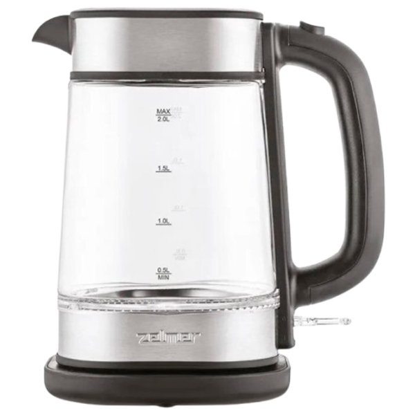 Ceainic electric ZELMER ZCK8021 Black 2200 W, 2l, Material interior: Sticlă photo 1