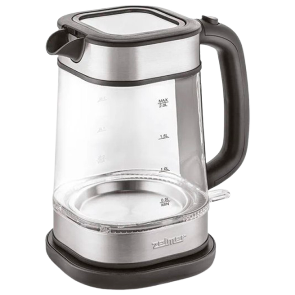 Ceainic electric ZELMER ZCK8021 Black 2200 W, 2l, Material interior: Sticlă photo 3