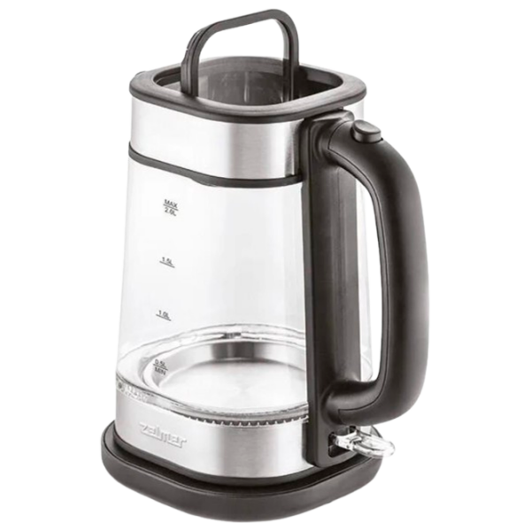 Ceainic electric ZELMER ZCK8021 Black 2200 W, 2l, Material interior: Sticlă photo 5