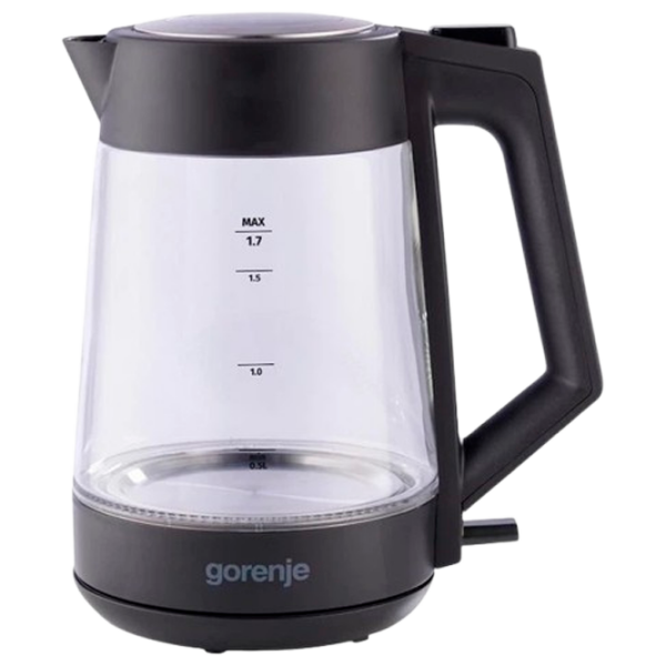Электрочайник Gorenje K17OGP Черный 2200 Вт, 1.7л, Внутреннее покрытие: Стекло photo 1