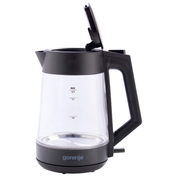 Электрочайник Gorenje K17OGP Черный 2200 Вт, 1.7л, Внутреннее покрытие: Стекло photo 2