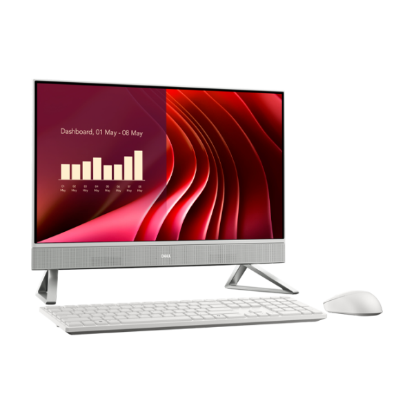 All-in-One PC Dell AIO EC24250 White 23.8" Full HD IPS Intel Core Ultra 7 150U 16 GB 1 TB  photo 3
