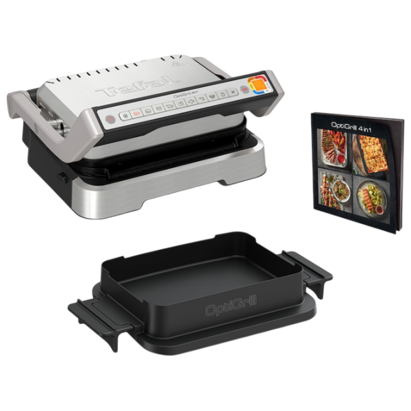 Grill electric Tefal GC774D30 Inox 2100 W, Contact, Barbecue, 270 °С photo 4
