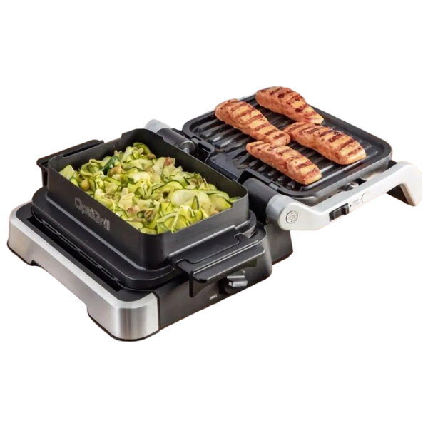Grill electric Tefal GC774D30 Inox 2100 W, Contact, Barbecue, 270 °С photo 6