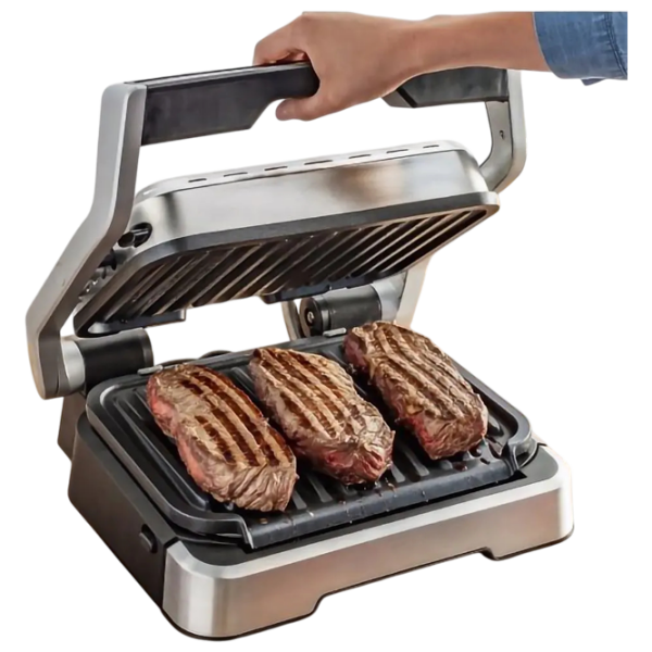 Grill electric Tefal GC774D30 Inox 2100 W, Contact, Barbecue, 270 °С photo 7