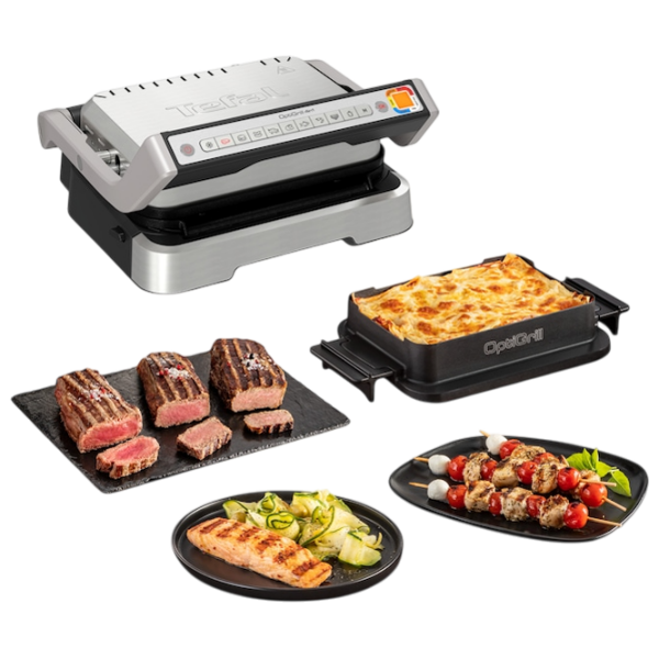Grill electric Tefal GC774D30 Inox 2100 W, Contact, Barbecue, 270 °С photo 8
