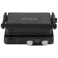 Grill electric Polaris PGP 2502 Black 2000 W, Contact, Barbecue, 230 °С