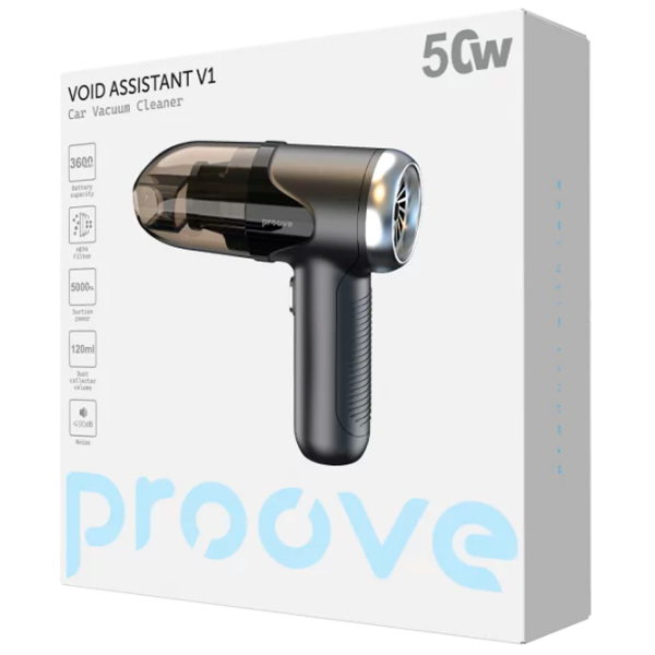Aspirator portabil Proove Void Assistant V1 Black 50 W | Uscată | Container | 0.12 l photo 6
