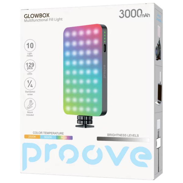 Lampă LED Proove Glowbox RGB Black  photo 7
