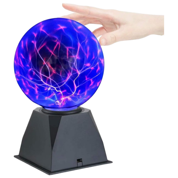 Lampă de masă LightWave Magic Plasma Ball 6 inch Black Rețea photo 2