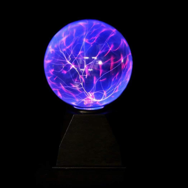 Lampă de masă LightWave Magic Plasma Ball 6 inch Black Rețea photo 4