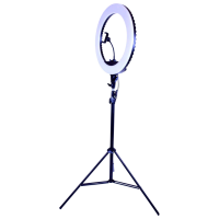 Trepied cu lampă Selfie Ring Light HQ-18RGB 450 mm Black 