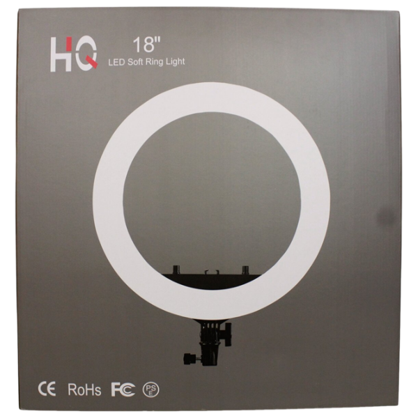 Trepied cu lampă Selfie Ring Light HQ-18RGB 450 mm Black  photo 6