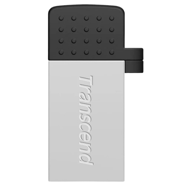 Флэшка USB Transcend Jet Flash 380 64 ГБ Серебряный USB 2.0, Металл photo 1