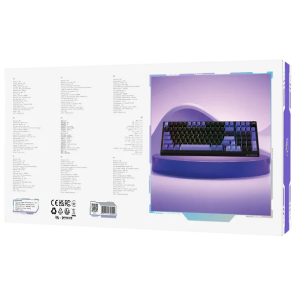 Tastatură Proove Gaming Slicker Special Edition Black Gaming, Fără fir photo 8