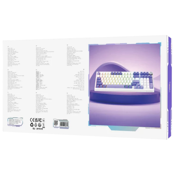 Tastatură Proove Gaming Slicker Special Edition White Gaming, Fără fir photo 8