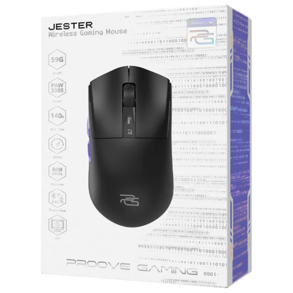 Mouse Proove Jester 8K Black Fără fir / 26000 dpi photo 7