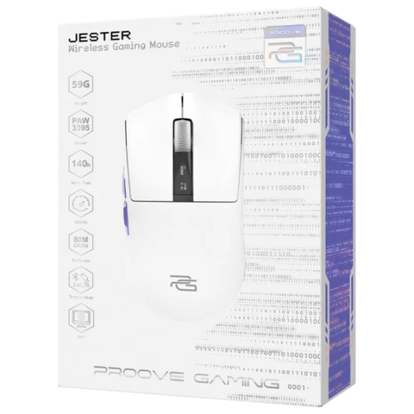 Mouse Proove Jester 8K White Fără fir / 26000 dpi photo 7