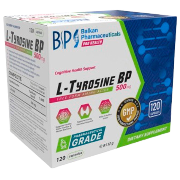 Аминокислоты Balkan Pharmaceuticals L-Tyrosine 120 ()   photo 1