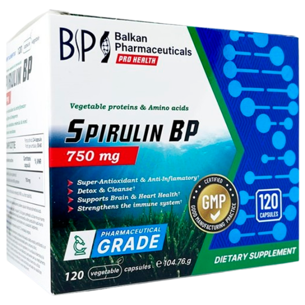 Complexe preantrenament Balkan Pharmaceuticals BP Spirulin ()  photo 1