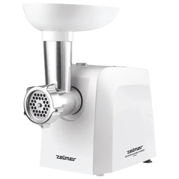 Mașină de tocat carne ZELMER ZMM1215B White 200 W/1500 W, 1.5 kg/min photo 1