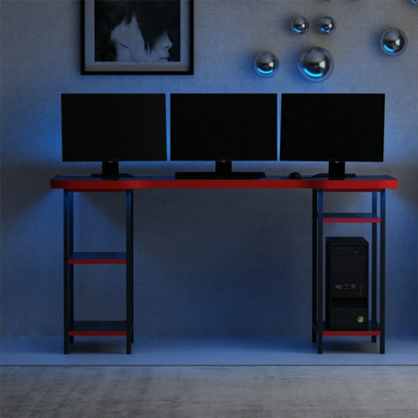 Masă gaming Trendy Phoenix 4 Black Red  photo 2
