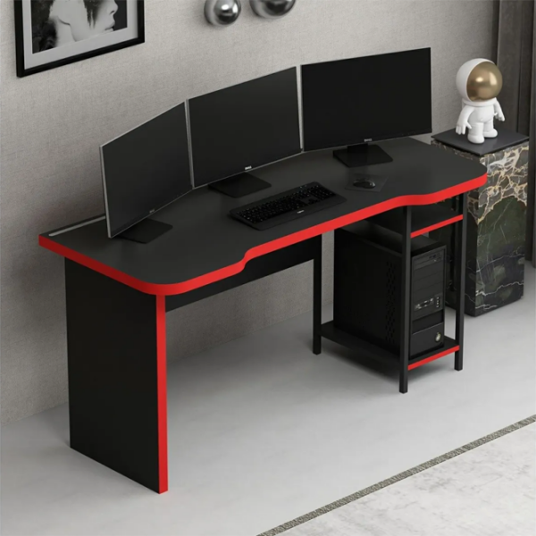 Masă gaming Trendy Phoenix 8 Black Red  photo 4