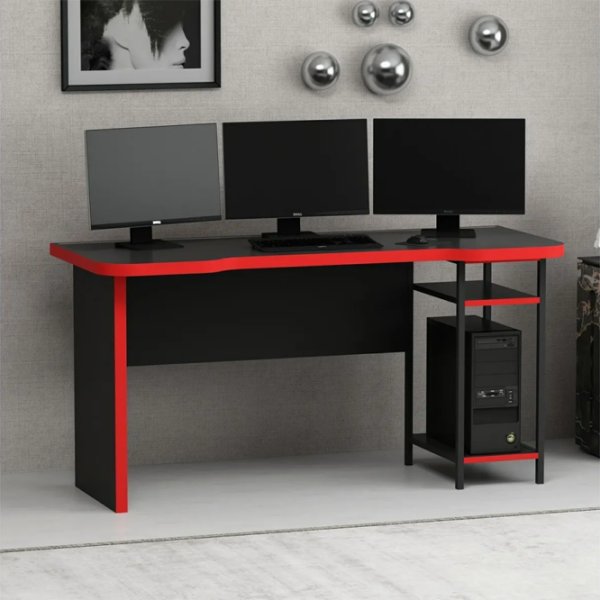 Masă gaming Trendy Phoenix 8 Black Red  photo 5