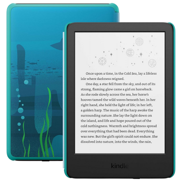 Электронная книга Amazon Kindle Kids 11th Gen 2024 16 ГБ Ocean Explorer  photo 1