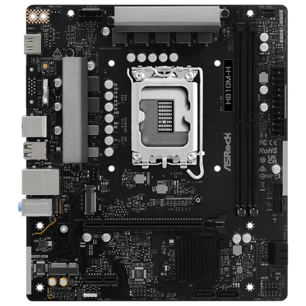Материнская плата ASRock H810M-H mATX  photo 1