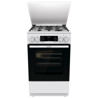 Плита Gorenje GK5C63WH Белый Тип плиты: Комбинированная, 70 л, Тип духовки: Электрическая