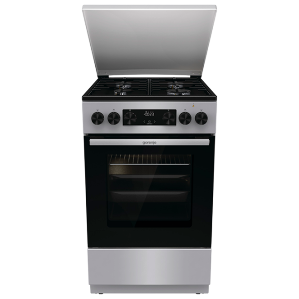 Aragaz Gorenje GK5C64SH Inox Tipul plitei: Combinată, 62 l, Tipul cuptorului: Electric photo 1
