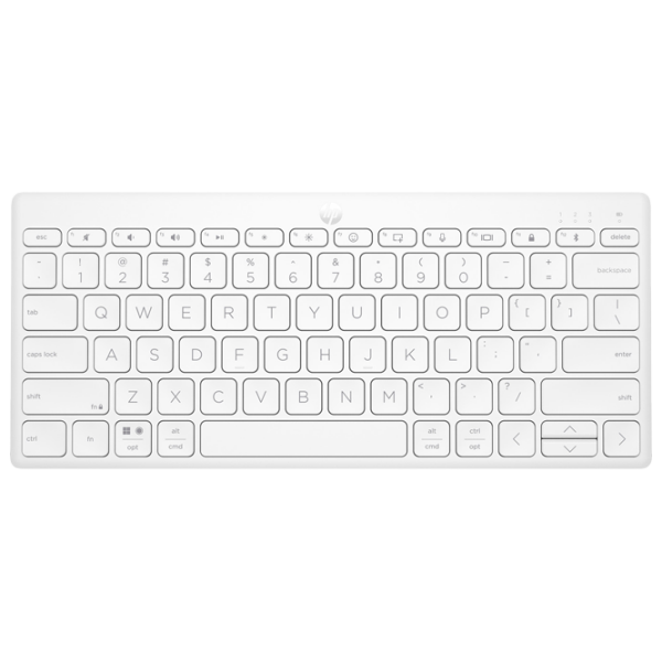 Клавиатура HP 350 Белый Для дома и офиса, Беспроводные photo 1