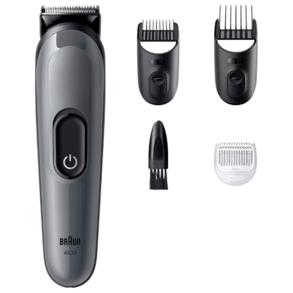 Trimmer facial Braun AIO3500 Silver  photo 1