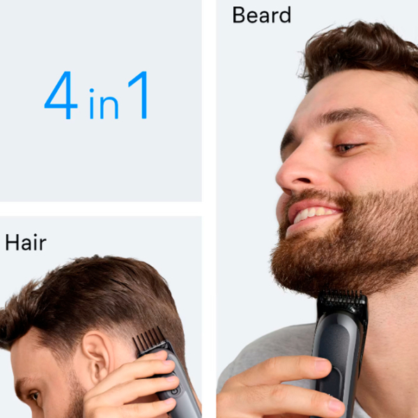 Trimmer facial Braun AIO3500 Silver  photo 2