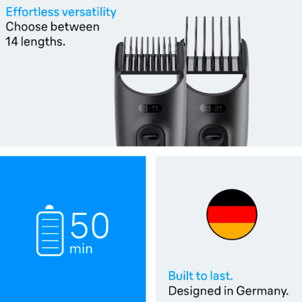 Trimmer facial Braun AIO3500 Silver  photo 5