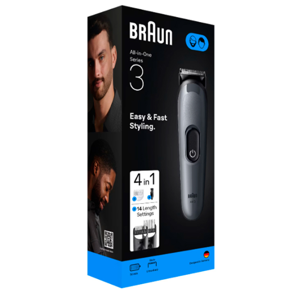 Trimmer facial Braun AIO3500 Silver  photo 7