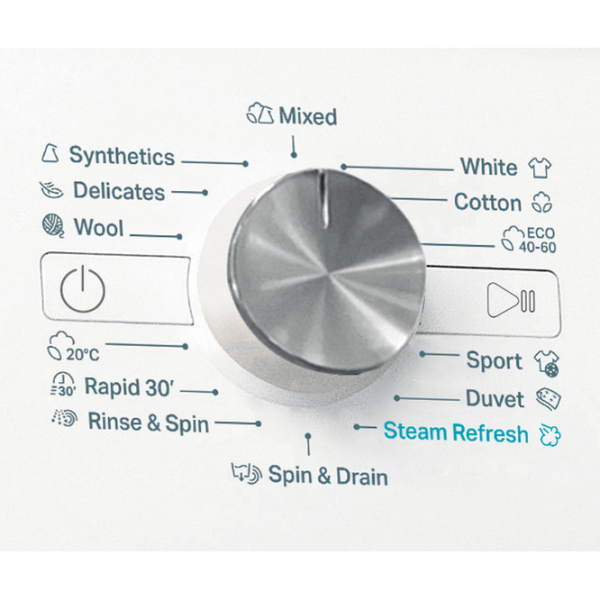 Стиральная машина Whirlpool FFB 7469 WV EE Белый 7 кг, 1400 об/мин, A photo 5