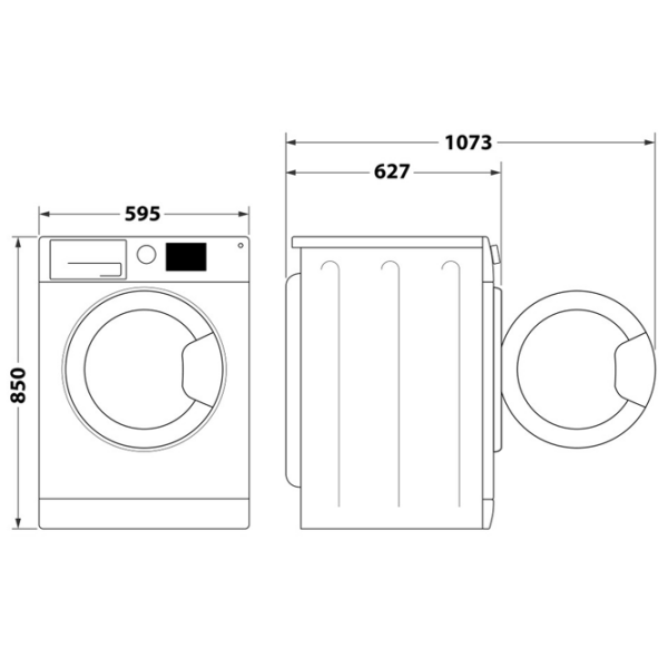 Mașină de spălat Whirlpool FFB 8258 BV EE White 8 kg, 1200 rpm, B photo 4