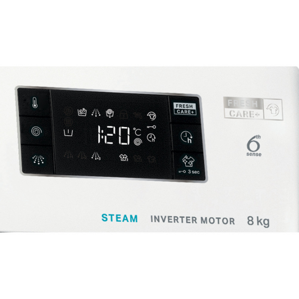 Mașină de spălat Whirlpool FFB 8258 BV EE White 8 kg, 1200 rpm, B photo 8