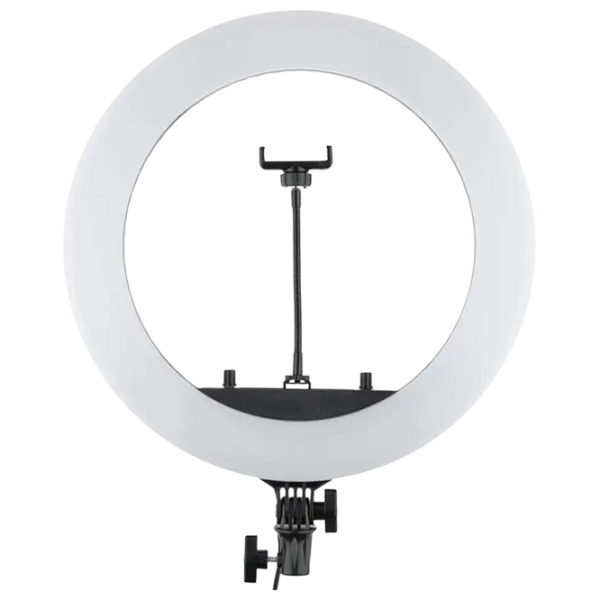 Trepied cu lampă Selfie Ring Light HQ-23NS 23" Black  photo 3