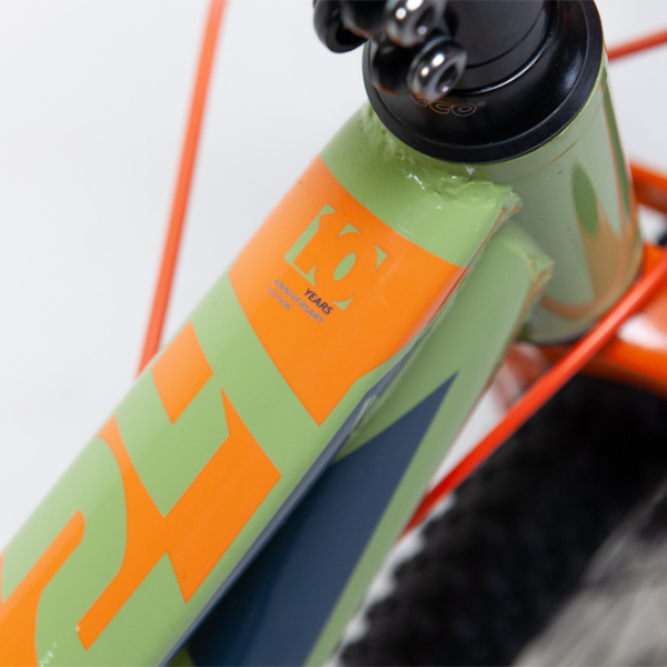 Bicicletă Fulger Avatar 24 24" Green Orange Oțel / Pentru adulți photo 4