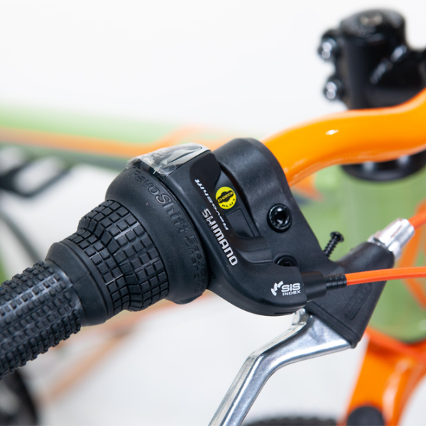 Bicicletă Fulger Avatar 24 24" Green Orange Oțel / Pentru adulți photo 8