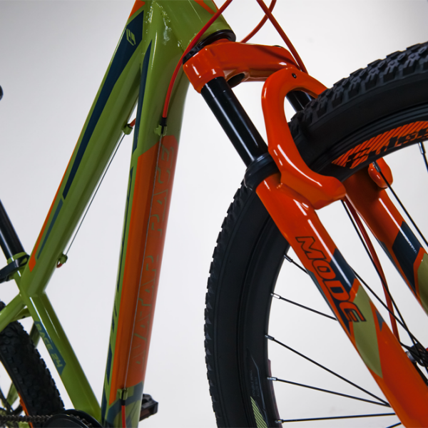 Bicicletă Fulger Avatar 24 24" Green Orange Oțel / Pentru adulți photo 9