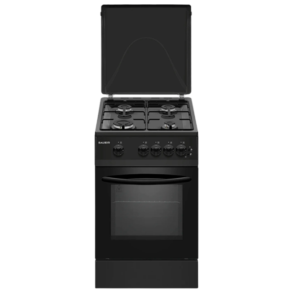 Плита Bauer TG 5540 BLI Черный Тип плиты: Газовая, 58 л, Тип духовки: Газовая photo 1