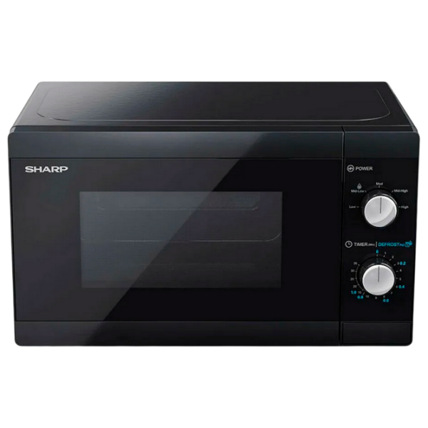 Cuptor cu microunde SHARP YC-MS01E-B Black , 20l, 800 W photo 1