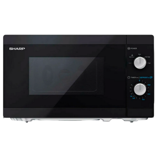 Cuptor cu microunde SHARP YC-MS01E-B Black , 20l, 800 W photo 2