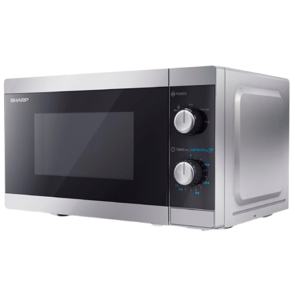 Cuptor cu microunde SHARP YC-MS01E-S Silver , 20l, 800 W photo 3