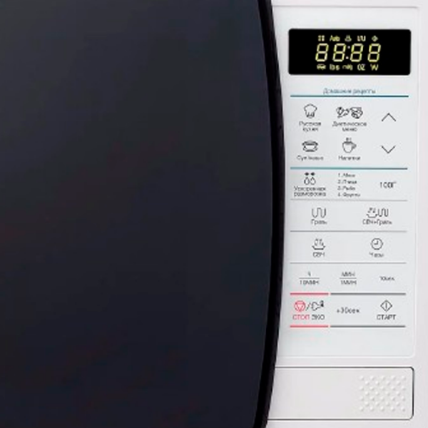 Микроволновая печь Samsung GE83KRW-1/BW Белый С грилем, 23л, 800 Вт photo 4