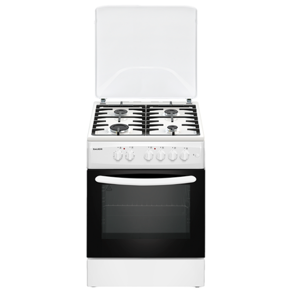 Aragaz Bauer TE 6640 WITCF White Tipul plitei: Pe gaz, 70 l, Tipul cuptorului: Electric photo 1